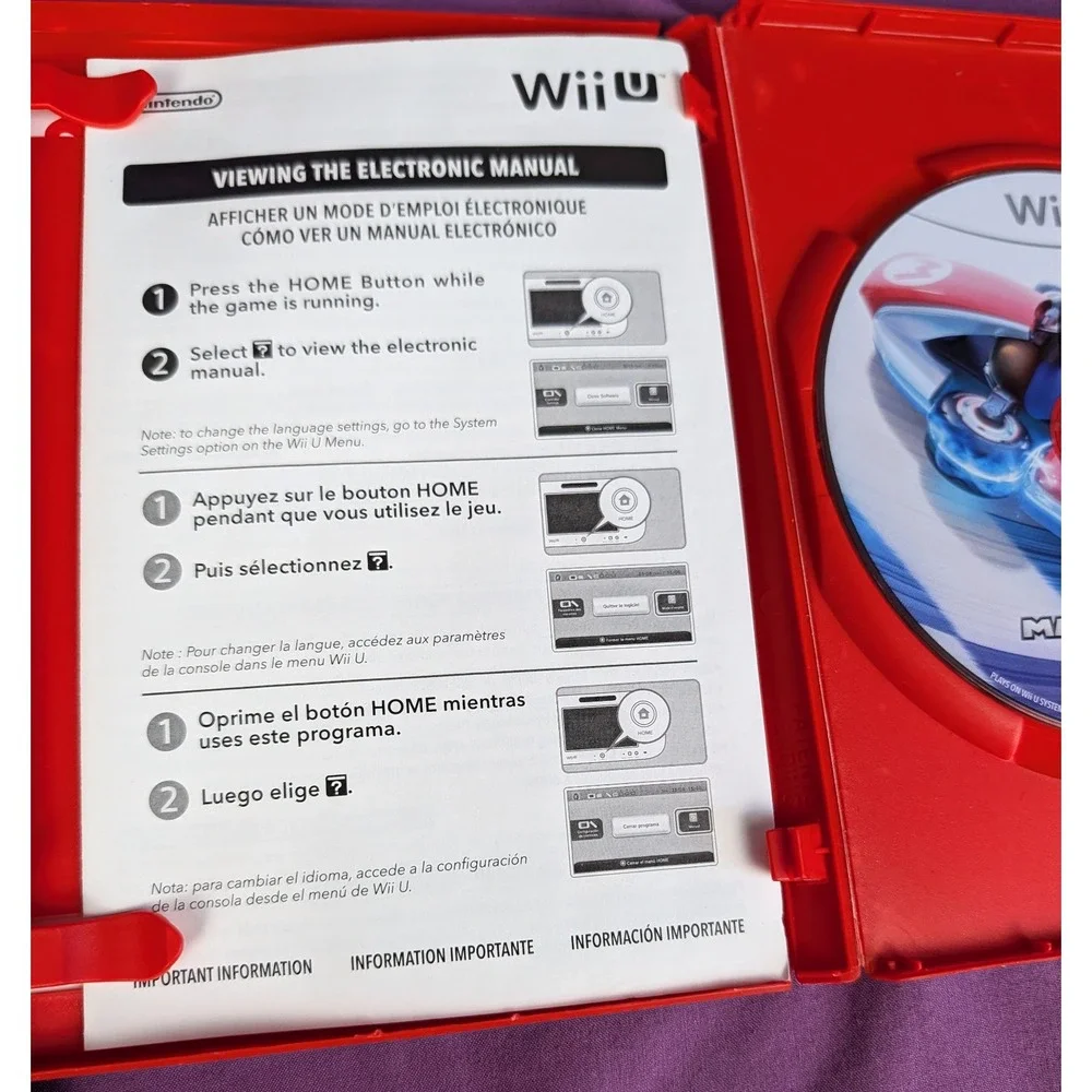 Mario Kart 8 (Nintendo Wii U, 2014) Complete CIB Tested & Working